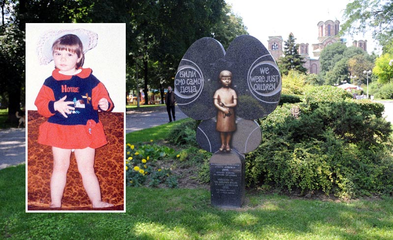 Биста мале Милице Ракић опет на Ташмајдану